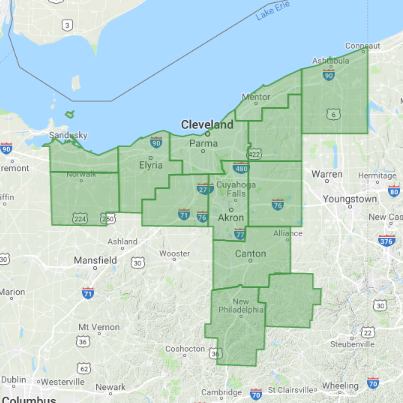 GeoPuzzle - Geographical game of Cleveland metro area