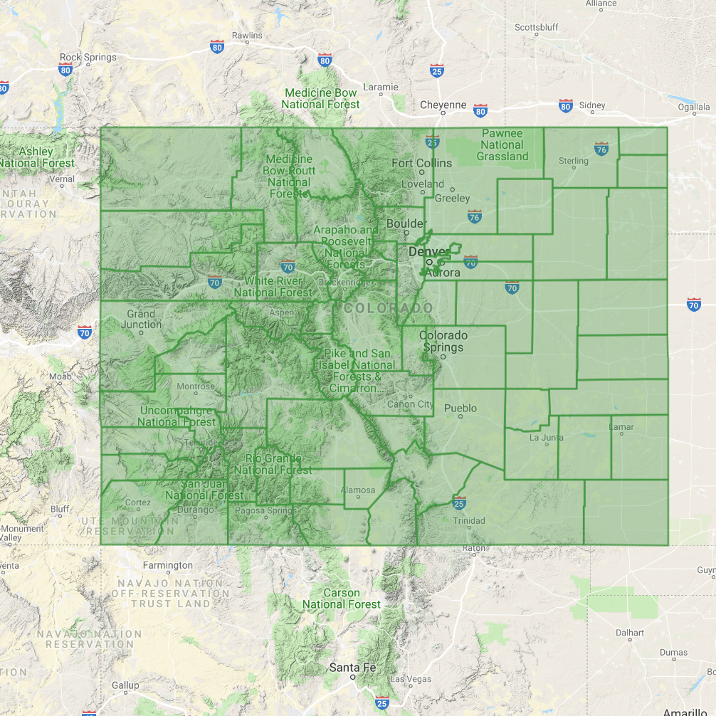 GeoPuzzle - Geographical game of Colorado