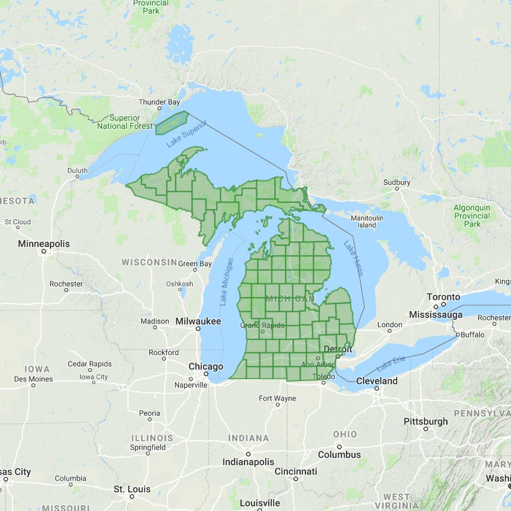 GeoPuzzle - Geographical game of Michigan