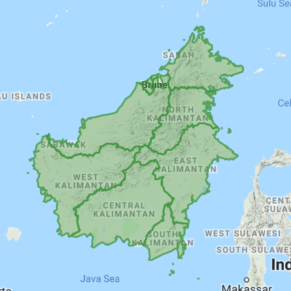 GeoPuzzle - Geographical game of Borneo