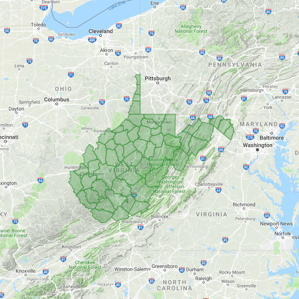 Geopuzzle - Geographical Game Of West Viriginia