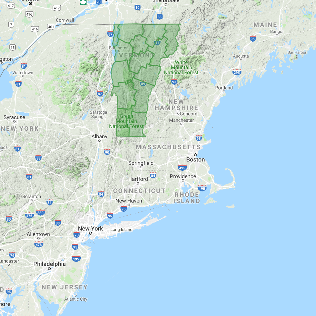 GeoPuzzle - Geographical game of Vermont