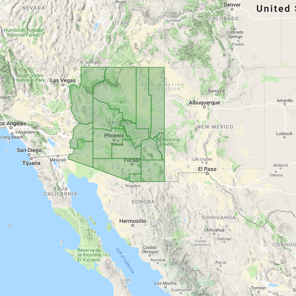 Arizona Geographic Alliance Maps Calendar 2024