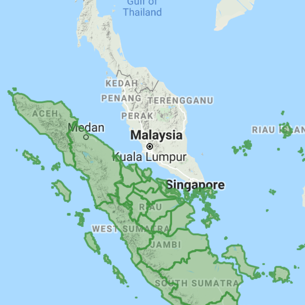 GeoPuzzle Geographical  game of Sumatra 